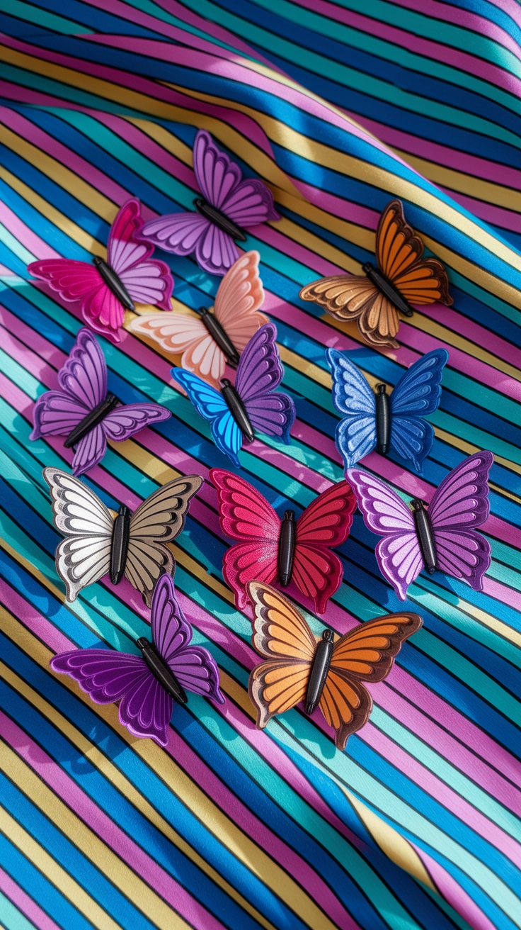 90s Hair Butterfly Clips: Retro Glam for Modern Wear outfit idea