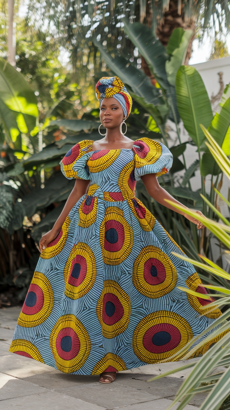 African Maxi Dresses Classy: Sophisticated Styles to Wear outfit idea