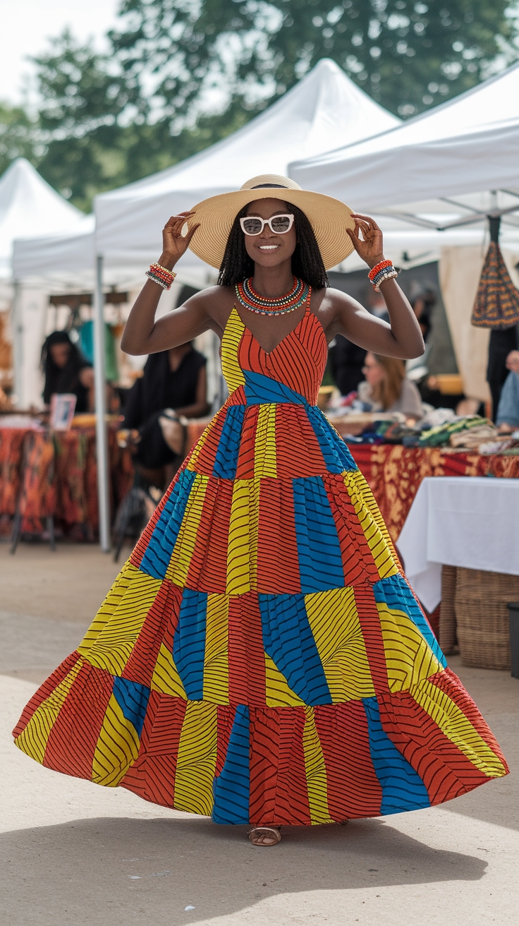 Stylish African Maxi Dresses for Women This Season outfit idea