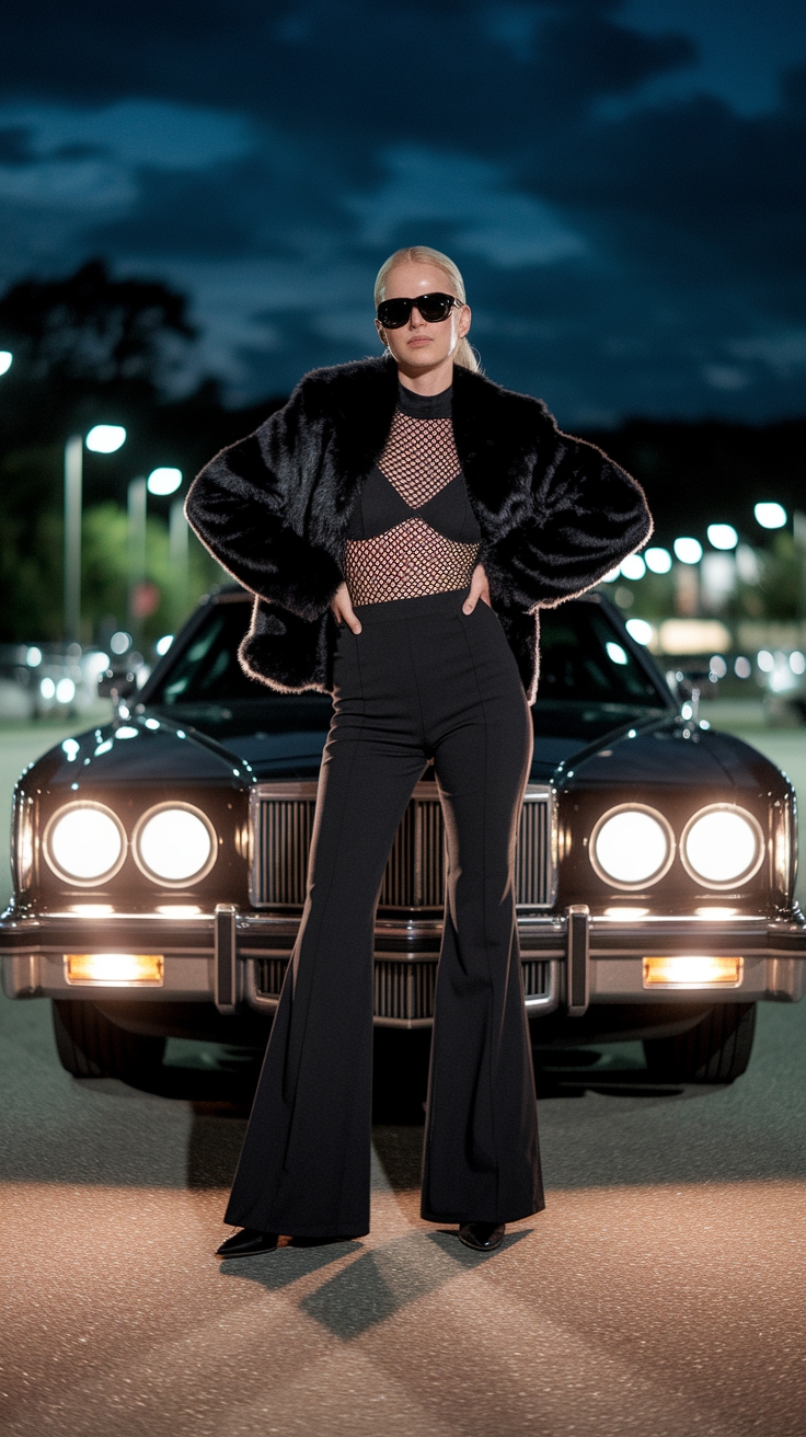 All Black Retro Outfit: Effortless Style for Any Occasion outfit idea