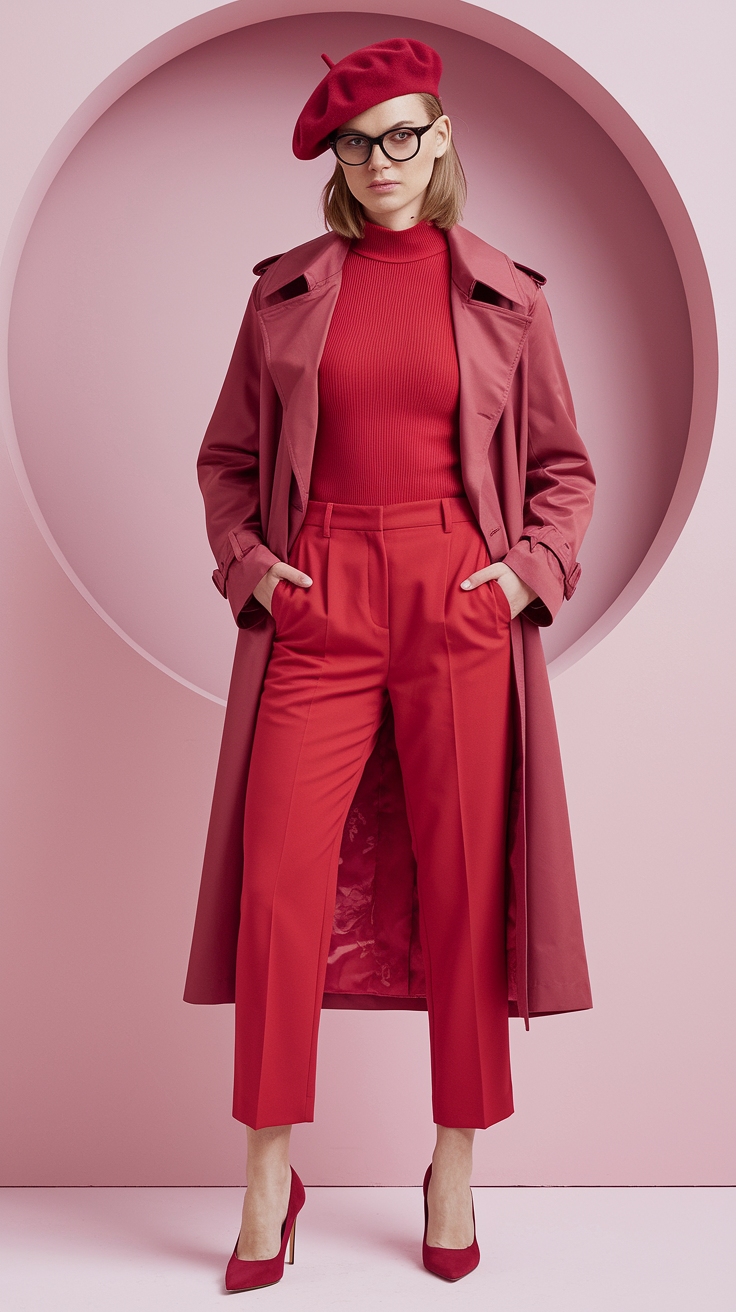 All Red Outfit: Bold Fashion for Fearless Women outfit idea