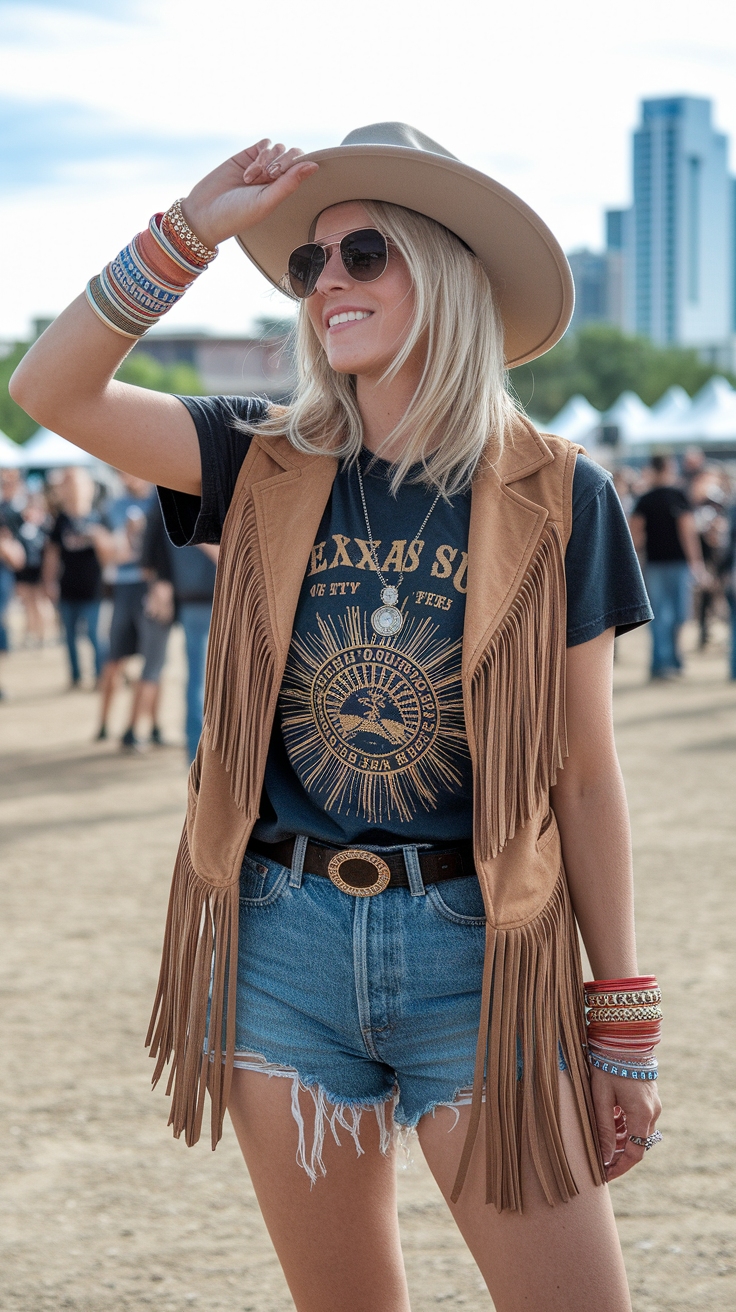 Austin City Limits Festival Outfits: Stylish Festival Vibes outfit idea