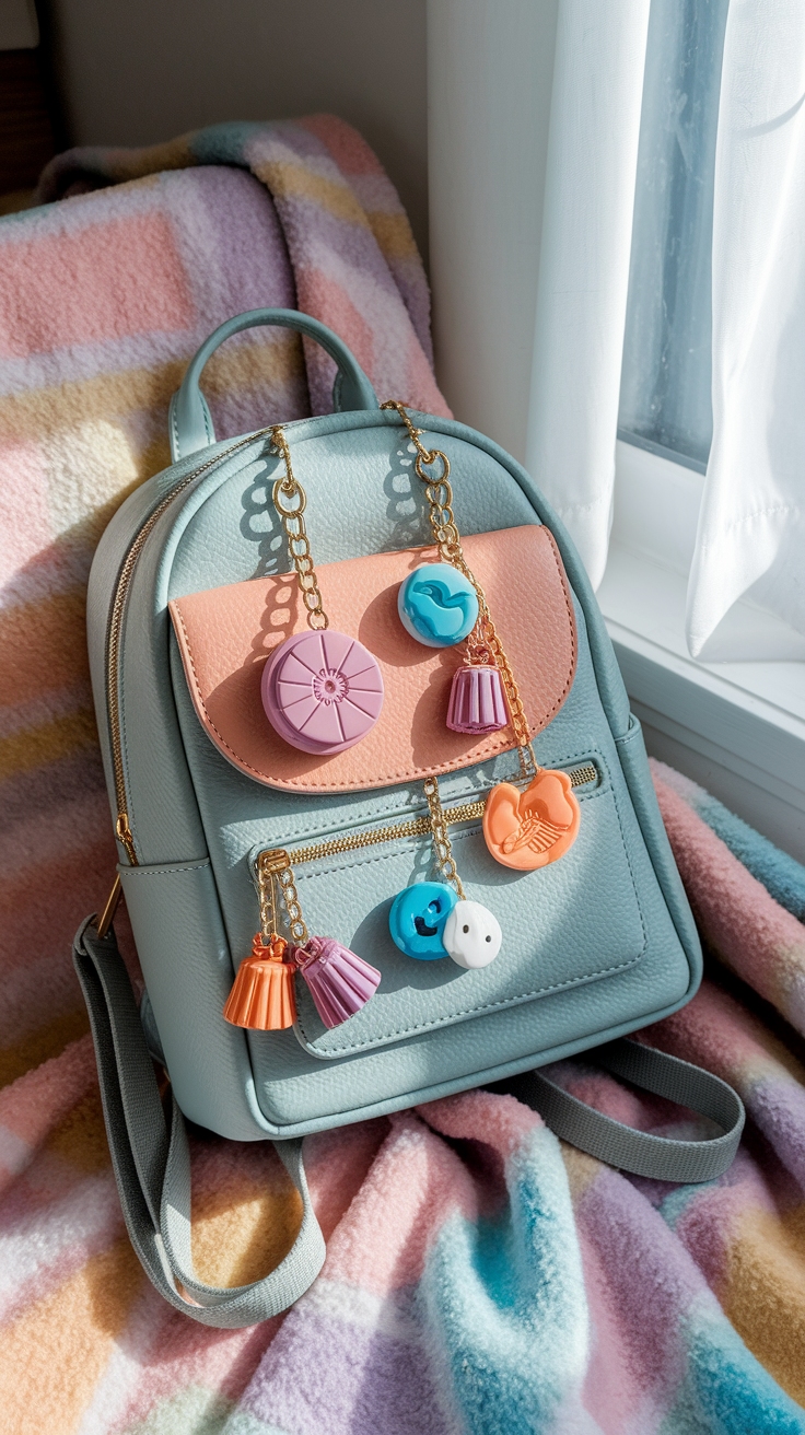 Backpack Charms Aesthetic: Fun and Functional Accessories outfit idea