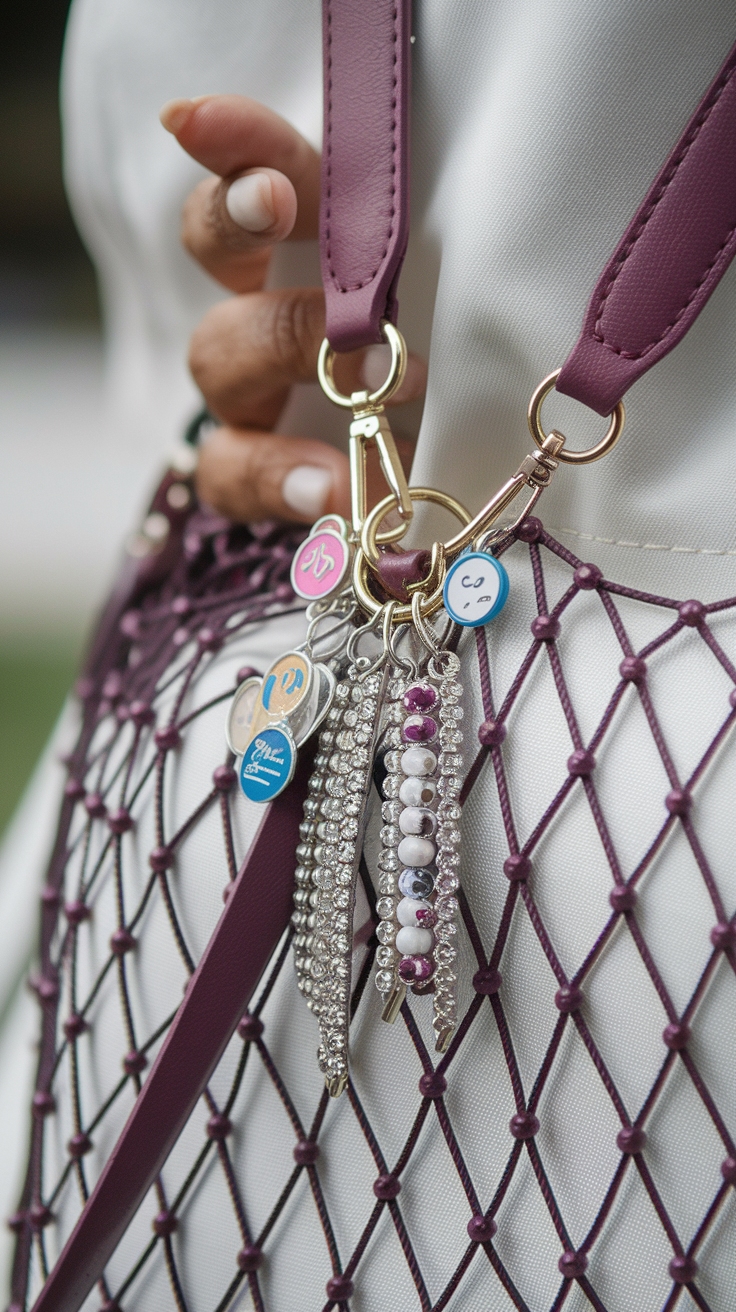 Bag Charms DIY Safety Pin: Trendy Accessories for Your Bags outfit idea