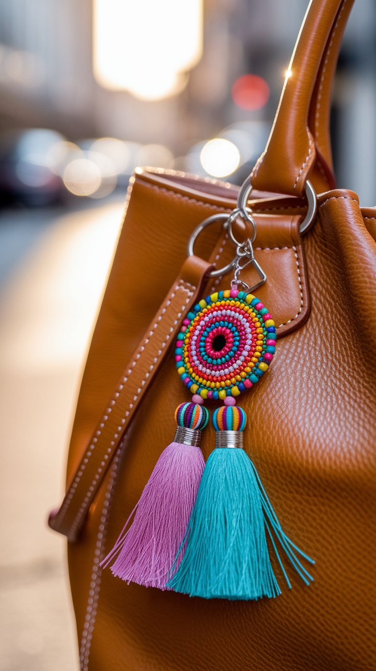Unique Bag Keychain Styles to Personalize Your Look outfit idea
