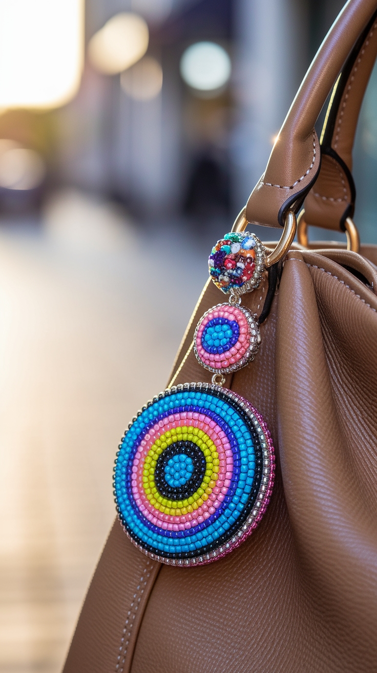 Beaded Bag Charm: The Perfect Finishing Touch for Your Purse outfit idea