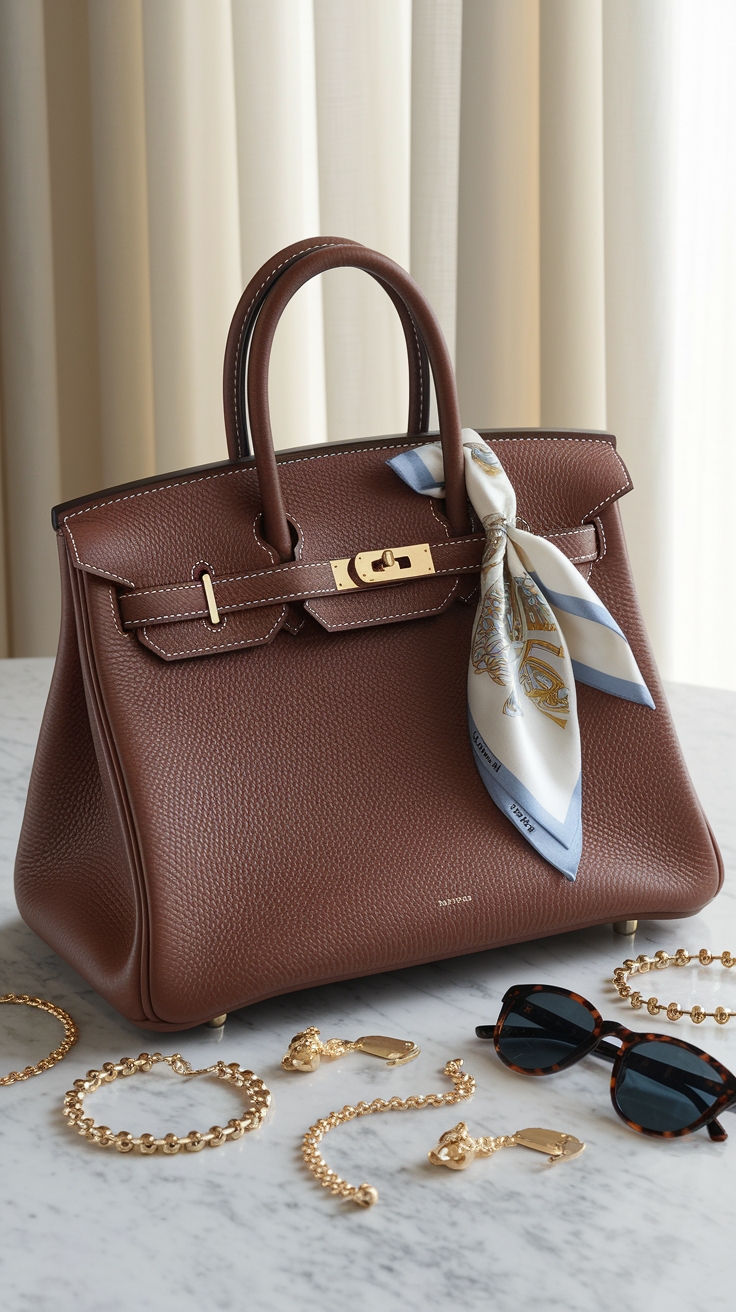 Birkin Bag Accessories: Elevate Your Luxury Handbag outfit idea