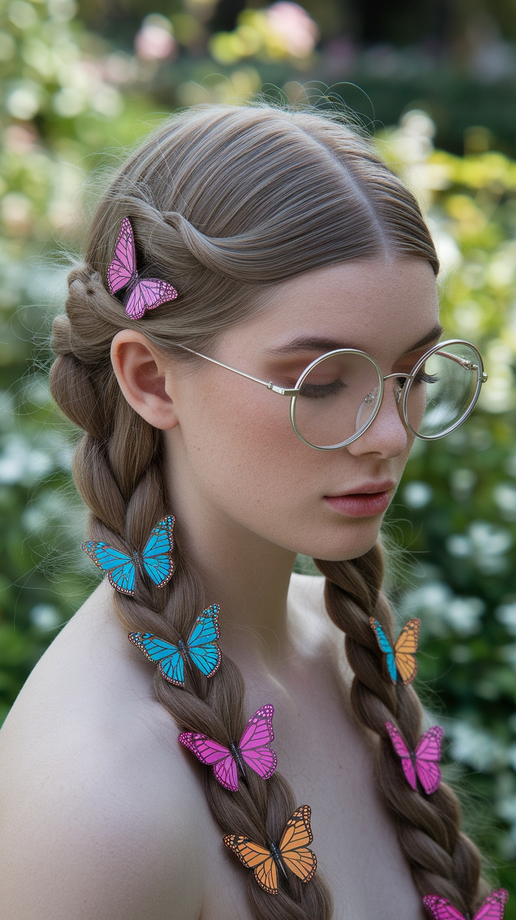 Butterfly Hair Clips Hairstyles: Elevate Your Look outfit idea