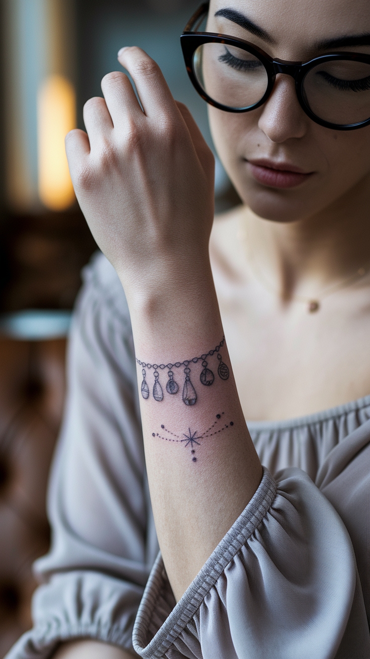 Charming Charm Bracelet Tattoo Ideas for Inspiration outfit idea