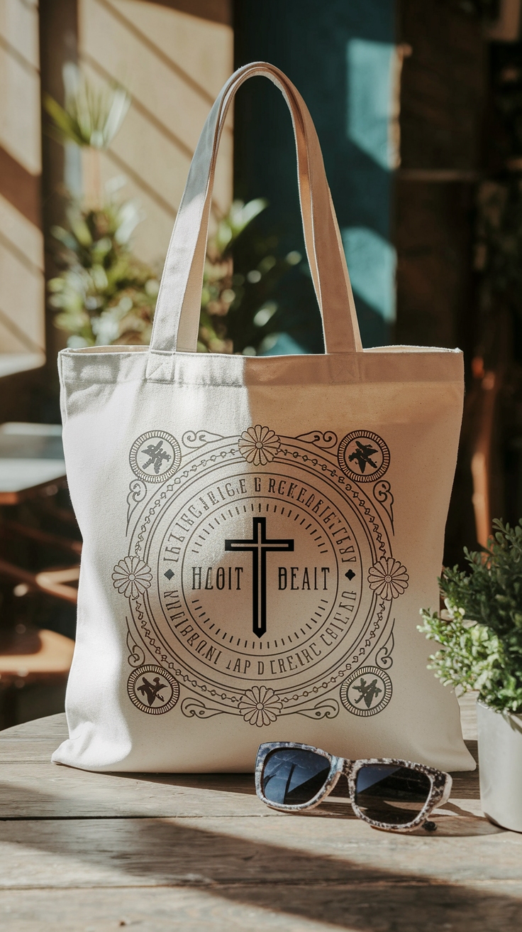 Christian Tote Bag Design: Faith Meets Fashion outfit idea