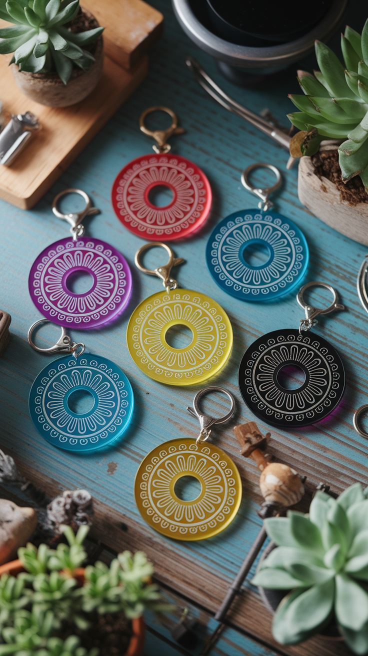 Circle Acrylic Keychain Ideas for Unique Personalization outfit idea