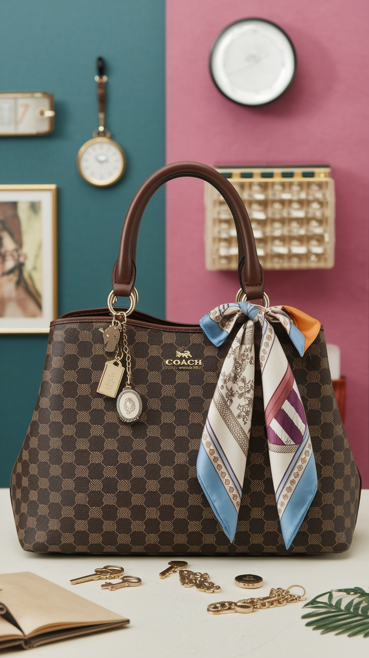 Charming Coach Bag Charms to Enhance Your Style outfit idea