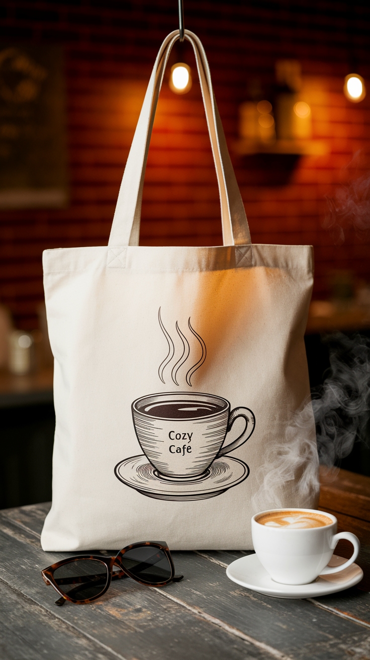 Coffee Tote Bag Design Ideas for Coffee Lovers outfit idea
