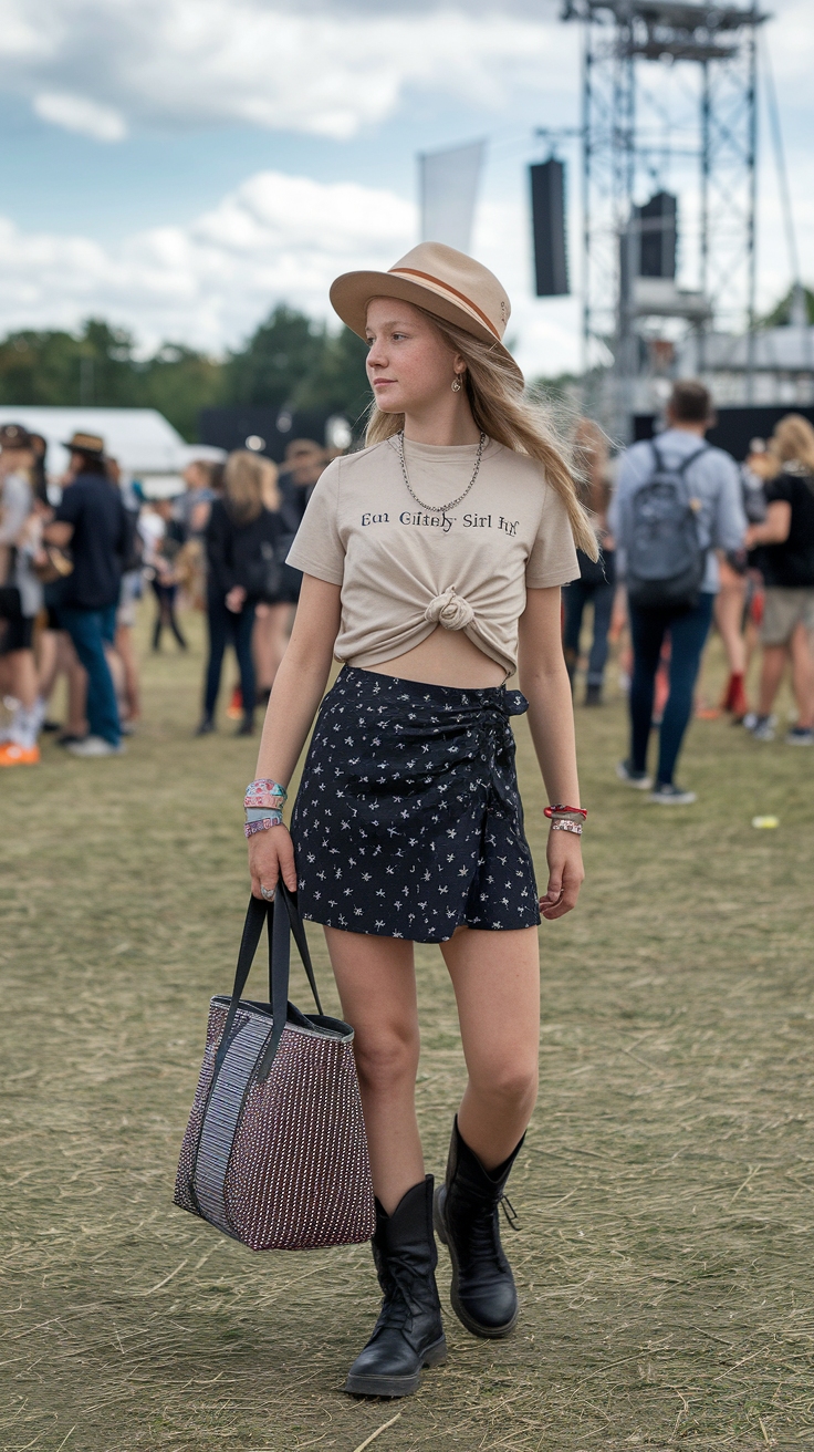 Cool Girl Festival Outfits to Stand Out in the Crowd outfit idea