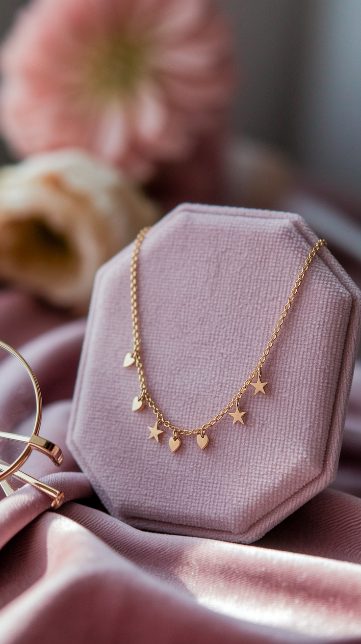 Dainty Charm Necklace: Perfect for Layering outfit idea