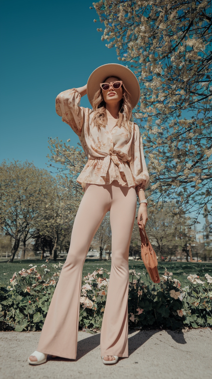Flared Leggings Outfit Spring for Comfort and Style outfit idea