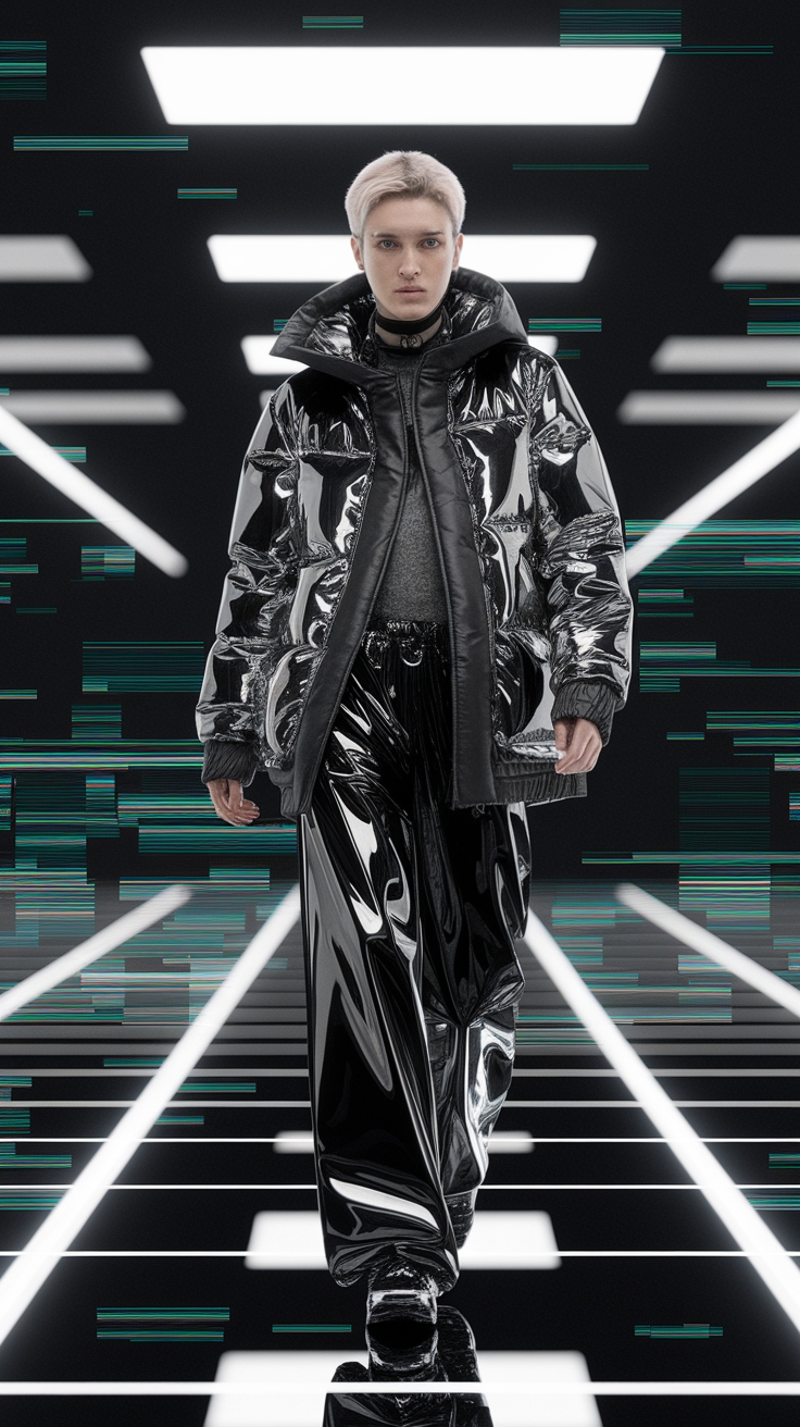 Futuristic Aesthetic Future Fashion: A Visual Delight outfit idea