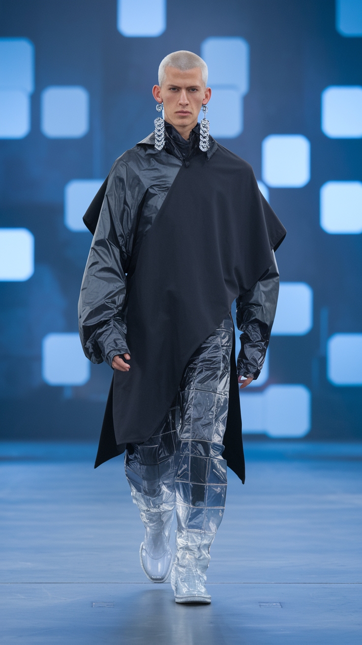 The Rise of Futuristic Fashion Men in 2024 outfit idea