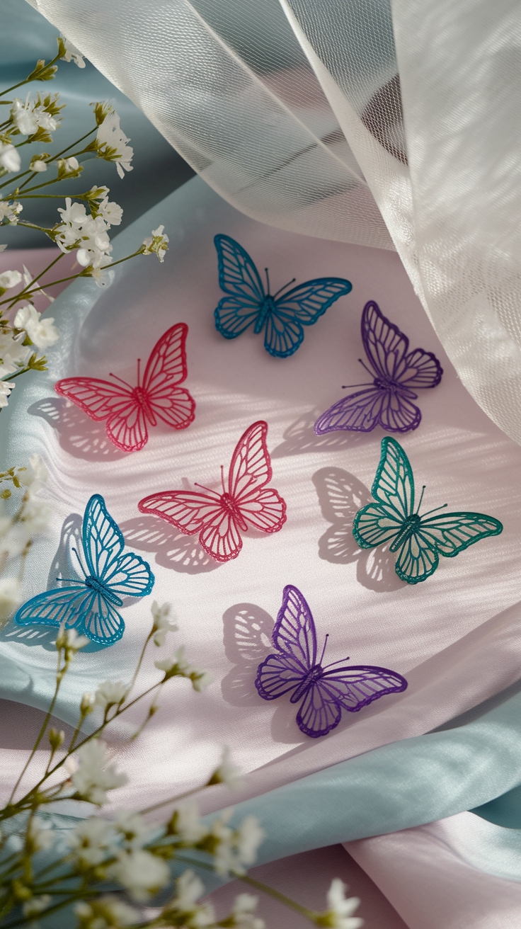 Hair Butterfly Clips: Fun and Flirty Hairdos outfit idea