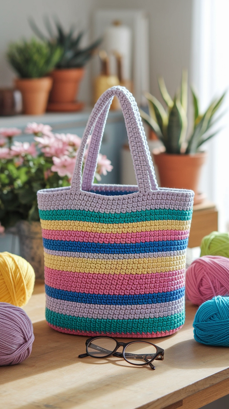 Step-by-Step Guide on How to Crochet Tote Bag outfit idea