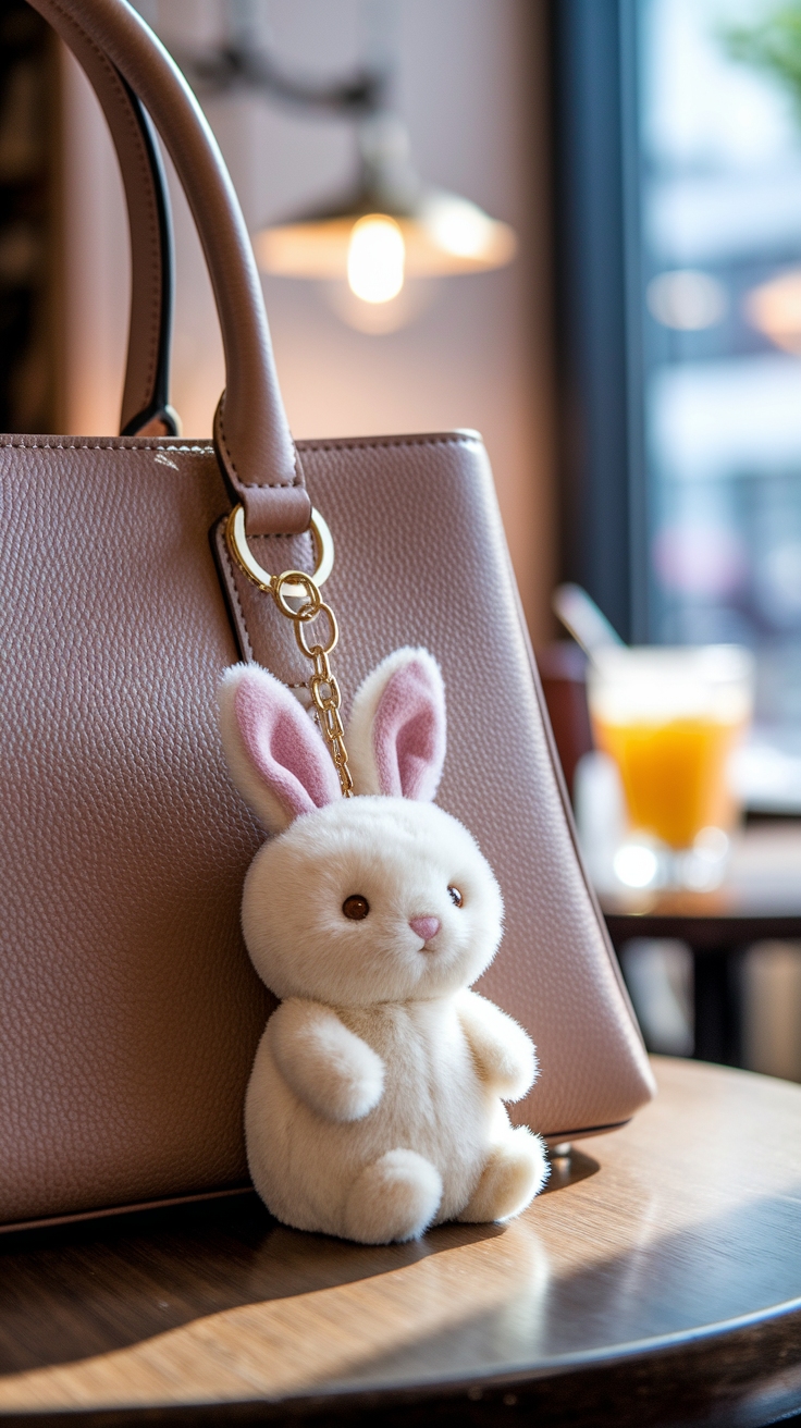 Accessorize with a Jellycat Keychain on Bag for Fun Flair outfit idea