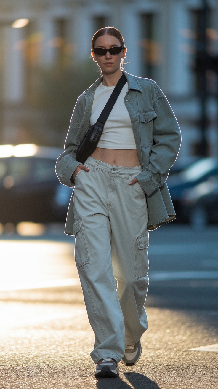 Perfect Low Rise Cargo Pants Outfit Ideas outfit idea