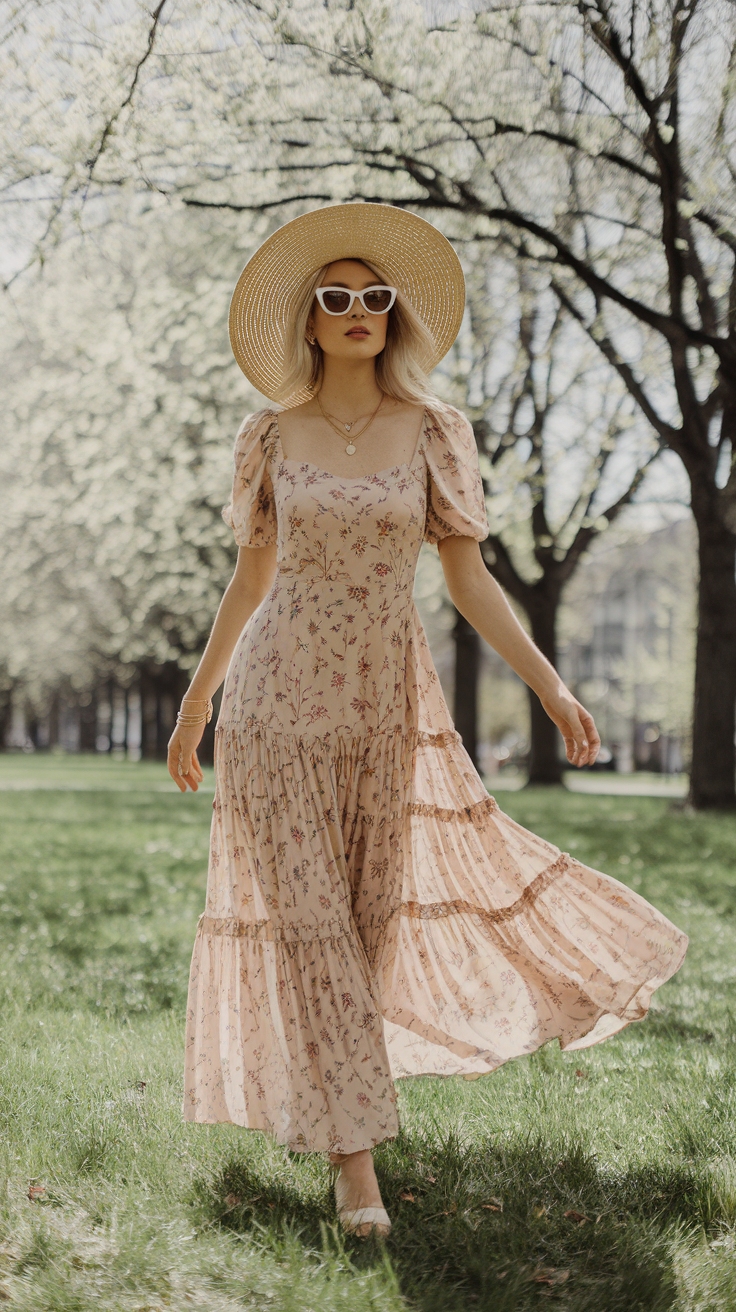 Maxi Dress Spring Outfit Ideas for Every Occasion outfit idea