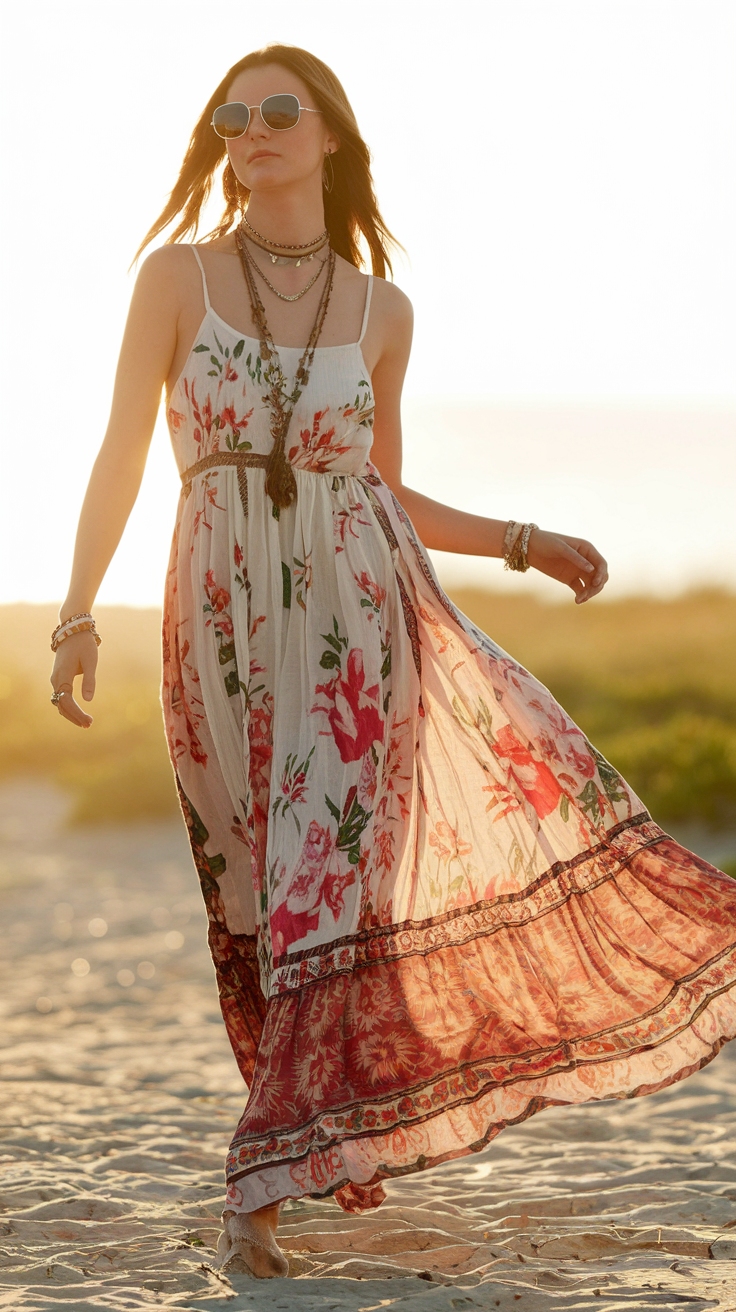 Maxi Dresses Aesthetic: Embracing Comfort and Style outfit idea