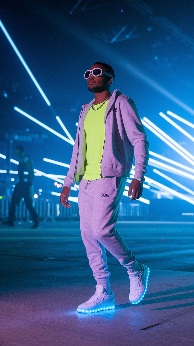 Best Mens Festival Outfits EDC: Comfort Meets Style outfit idea