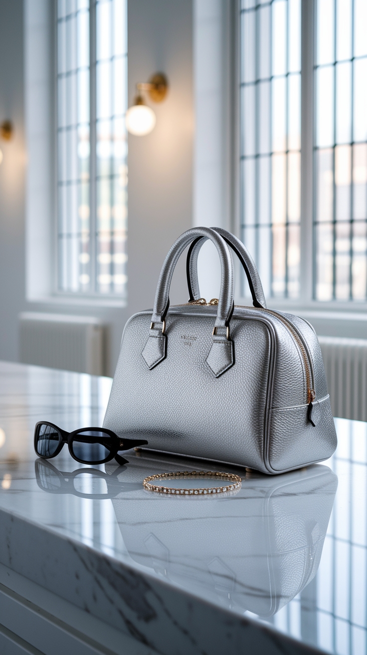 Trendy Options for a Stunning Metallic Bag outfit idea