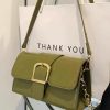 2023 Casual Shiny Green Small Square Crossbody Bag - Elegant Shoulder Underarm Bag for Women, Niche Fashion Accessory