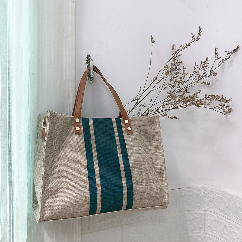 2024 Korean Style Women's Large Canvas Shoulder Crossbody Handbag - Simple Professional Commuter Fashion 2024 Korean Style Women's Large Canvas Shoulder Crossbody Handbag - Simple Professional Commuter Fashion