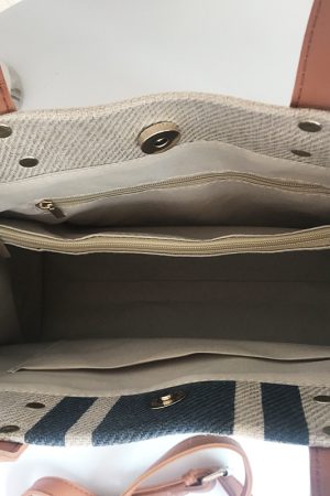 2024 Korean Style Women's Large Canvas Shoulder Crossbody Handbag - Simple Professional Commuter Fashion