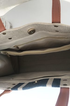 2024 Korean Style Women's Large Canvas Shoulder Crossbody Handbag - Simple Professional Commuter Fashion