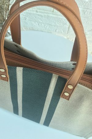 2024 Korean Style Women's Large Canvas Shoulder Crossbody Handbag - Simple Professional Commuter Fashion