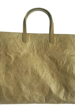 2024 Korean Style Women's Shoulder Crossbody Bag, Vintage Large Capacity Kraft Paper Tote for Everyday Use