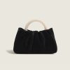 2024 Pearl Handbag - Casual Versatile Shoulder Bag with Matte Texture and Wrinkled Cloud Design, Trendy Crossbody Style