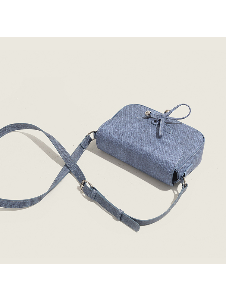 2024 Small Denim Square Bag with Bow - Fashionable Versatile Shoulder Crossbody Bag for Women, Trendy Y2K Style 2024 Small Denim Square Bag with Bow - Fashionable Versatile Shoulder Crossbody Bag for Women, Trendy Y2K Style