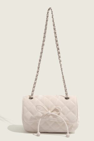 2024 Women's Bow Underarm Bag - High-End Shoulder & Crossbody Bag, Versatile Chain Design, Fashionable Trend