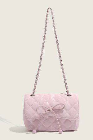 2024 Women's Bow Underarm Bag - High-End Shoulder & Crossbody Bag, Versatile Chain Design, Fashionable Trend