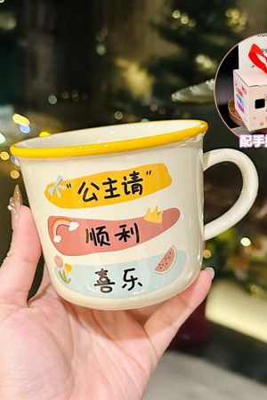 2025 Beautiful Girls Ceramic Mug - High-Quality Best Friend Birthday Gift, Cute Souvenir for Tea and Coffee Lovers