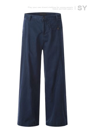 2025 New Wide-Leg Curved Knife Casual Pants for Men and Women - Straight-Leg Loose Fit, Trendy Unisex Fashion