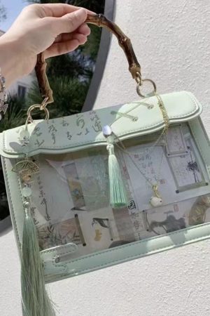 2025 Niche Ancient Style Handheld Pain Bag - Large Capacity Versatile Crossbody Commuter Shoulder Bag for Fashion Lovers