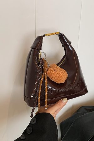 2025 Retro Textured Small Crossbody Bag for Women - Versatile Shiny Shoulder Handbag, Chic Fashion Accessory