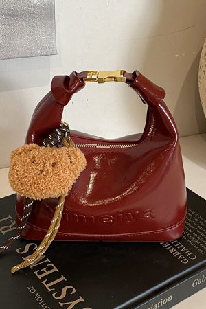 2025 Retro Textured Small Crossbody Bag for Women - Versatile Shiny Shoulder Handbag, Chic Fashion Accessory
