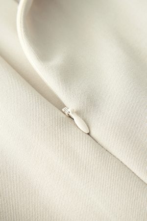 2025 Spring Apricot Pleated Midi Skirt for Women, High-End A-Line Design, Trendy Spring Fashion