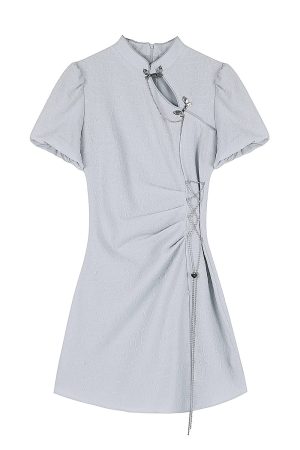 2025 Spring Qipao Dress for Women, National Style Chinese Dress, Young Women's Summer Fashion, Elegant Asian-Inspired Design