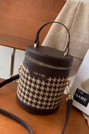2025 Summer Mini Crossbody Bucket Bag for Women - High-End Instagram Aesthetic Small Handbag