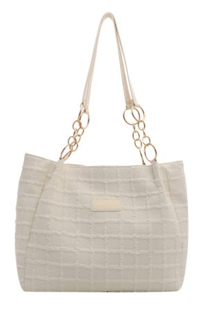 2025 Summer Minimalist High-End Large Handbag for Women - Versatile Shoulder Tote Bag with Spacious Capacity for Commuting