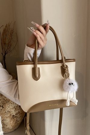 2025 Summer Versatile Water-Resistant Commuter Tote Bag - Fashionable Bucket Crossbody Bag for Women